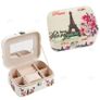Jewellery Box Display Showcase Tidy Cosmetic Case with Mirror Storage Organizer #4 Image 3