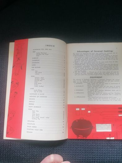 Vintage Weber BBQ Cookbook Rare Find