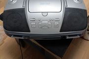 Silver Bush Src198cd Portable Cd Player Boombox / Cassette Player Radio