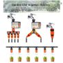 Garden Irrigation Watering Kits Timer Controller Irrigator System 2-in-1 Misting Sprinklers Drip Water Sets Image 3