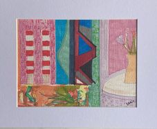 Original art Poolbeg Chimneys Dublin contemporary Irish Art abstract painting