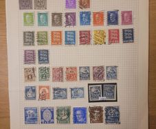 Eesti stamps  and envelope 1919 - 2015