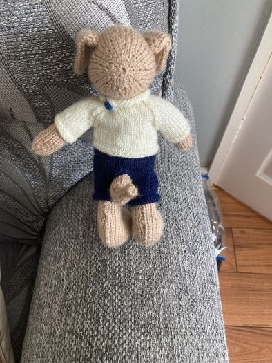 handknit dog