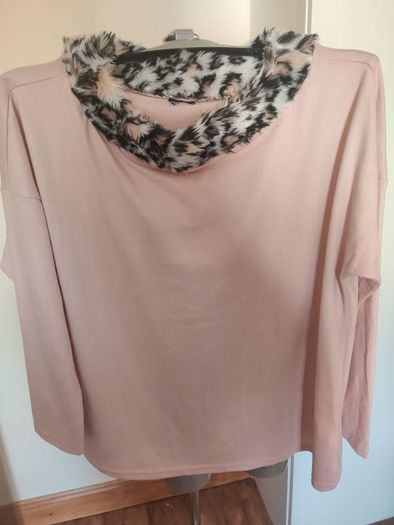 Pink fake fur plus size jumper size UK24/26 EU52/54 Postage included