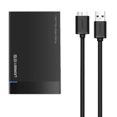 UGREEN US221 HDD Enclosure 2.5 Inch SATA To USB 3.0 SSD Adapter Hard Disk Drive Box External HDD Case Support UASP Protocol