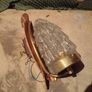 Pair Vintage Mid-Century Plywood & Glass Wall Sconces (1960s/70s) Image 2