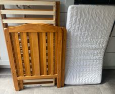 Free mothercare takeley cot and ikea vyssa mattress