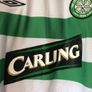 Celtic Jersey. Hand Autographed By Celtic Icon Chris Sutton. Home Jersey. Official Umbro Mens Home Jersey From Season 2004/2005. Image 4