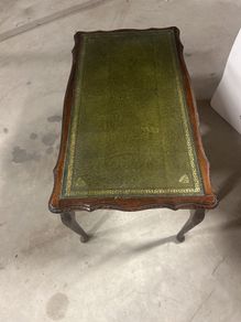 Glass top coffee table