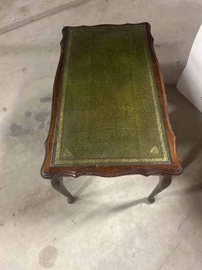 Glass top coffee table