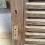 Louvered wood door for laundry or equipment room Image 3