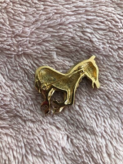 zebra brooch