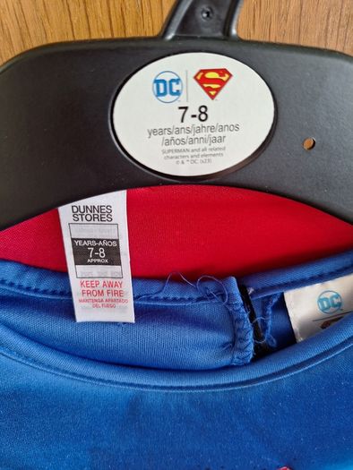 Superman costume - age 7-8 years