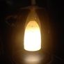Stunning very LARGE Glass ceiling light with frosted marbled glass insert Image 2