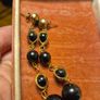 Vintage Black Long Earrings Image 2