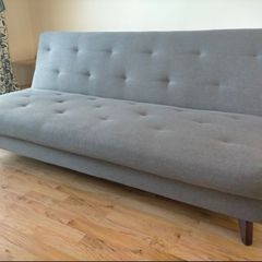 Robson Click Clack Sofa Bed with Storage - Grey