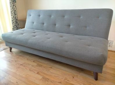 Robson Click Clack Sofa Bed with Storage - Grey