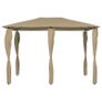 Gazebo with Sidewall 3x4x2.6 m Taupe 160 g/sq. meter Image 3