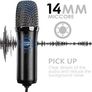 FREE SHIPPING Microphone for PC Computer Microphone Cardioid Condenser Microphone Gaming Mic Recording MIc with Tripod Stand, Pop Filter, Shock Mount for Streaming Podcasting Vocal Podcasting YouTube Skype Image 6