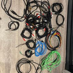 Audio Cable Bundle XLR Jack RCA Patch Leads