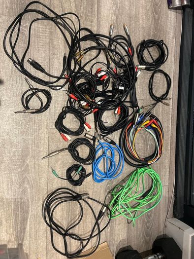 Audio Cable Bundle XLR Jack RCA Patch Leads