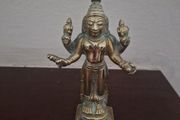 brass daiety hindu figure