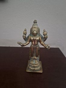brass daiety hindu figure
