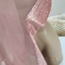 Faliero Sarti stole dusted pink silk with embellished edging - BNWT - Rrp 420 Image 10