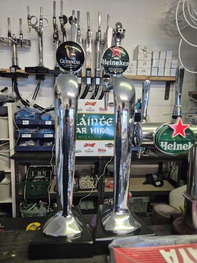 beer taps and cooler