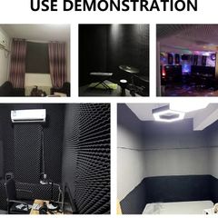 Sound Deadening Foam Mat Noise Control DJ Music Band Pad Adhesive backing Insulation waterproofing Sound Proofing Mat