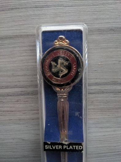 Quocunque Jeceris Stabit Silver Plated Spoon