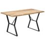 Dining Table 140x80x76 cm Solid Mango Wood Image 10
