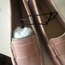 Pink leather loafers Image 5