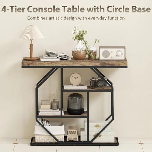 Industrial Console Table