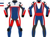 Motorcycle Custom Leather Racing Suits (1Piece/2Piece) - Free ArtWork - Certified Material