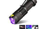 UV LED Flashlight Mini LED Torch 395nm blacklight Wavelength Violet Light Zoomable Pet Urine Feminine hygiene Detector