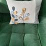 Leaf stem motif cushion Image 9