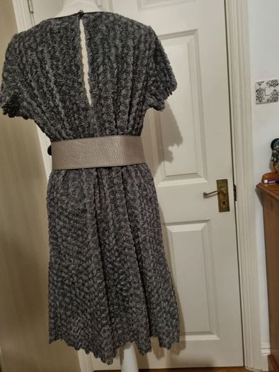 ELVI, rose textured dress