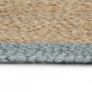 Handmade Rug Jute with Olive Green Border 150 cm Image 4