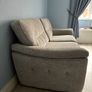 Harvey normal grey 3 seater and swivel chair Image 4