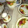 Old Country Rose Royal Albert Porcelain 13 Piece which includes Two Tier Cake Stand, Postage Available or collection Image 7
