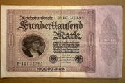 Germany  100000 Mark 1923 Banknote
