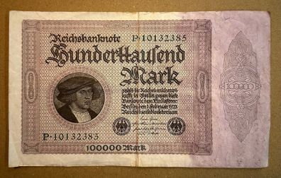 Germany  100000 Mark 1923 Banknote