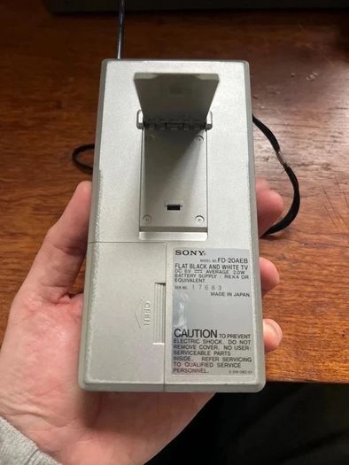Sony watchman CRT black and white TV
