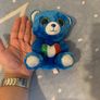 Blue bear soft toy Image 3