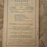 1911 Patience, Bunthorne' Bride By W.s. Gilbert And  Arthur Sulivan In Fair Condition.  See Photos For Same. Image 4
