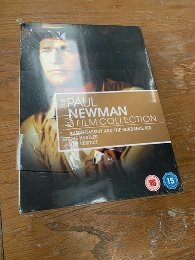 Paul Newman 3 Film Collection- The Hustler; The Verdict, Butch Cassidy and the Sundance Kid (Unopened)