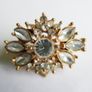 Vintage Crystal Snowflake Brooch Image 6
