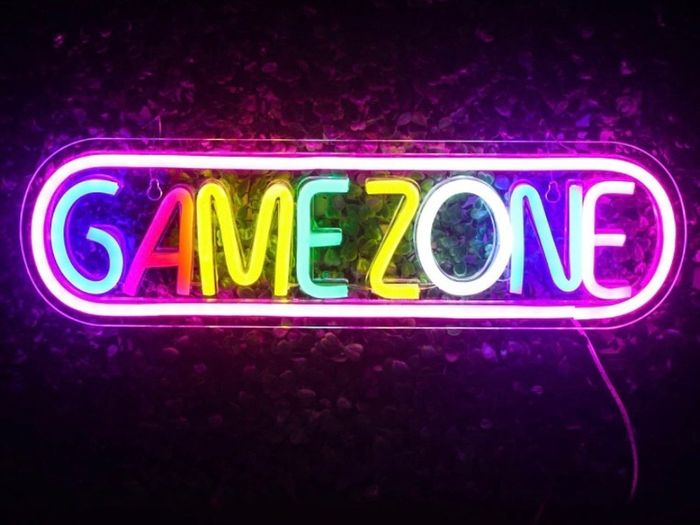 Game Zone Neon Signs Gamer LED Neon Light Gaming Zone Neon Sign for Game Room Decor,Play Area, Man Cave,Pub, Gift for Teens, Friends, Boys (FREE POSTAGE)