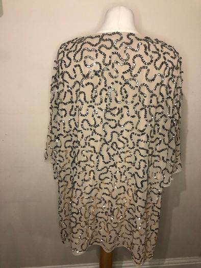 Together cream sparkly top (size 26)